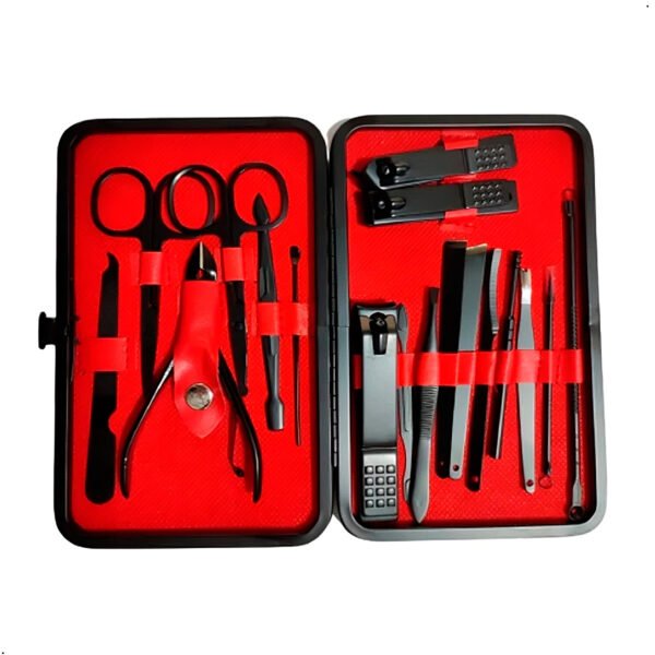 Set 18 Piezas En Acero Inoxidable Manicura Pedicura