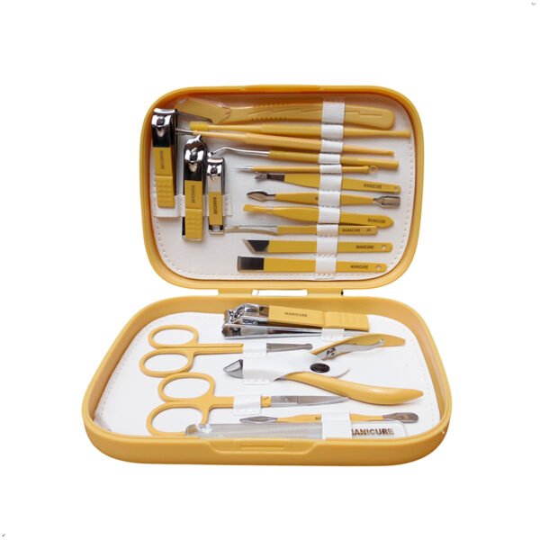 Set De Manicure Pedicure 20 Piezas Acero Cortauñas