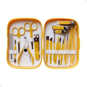 Set De Manicure Pedicure 20 Piezas Acero Cortauñas