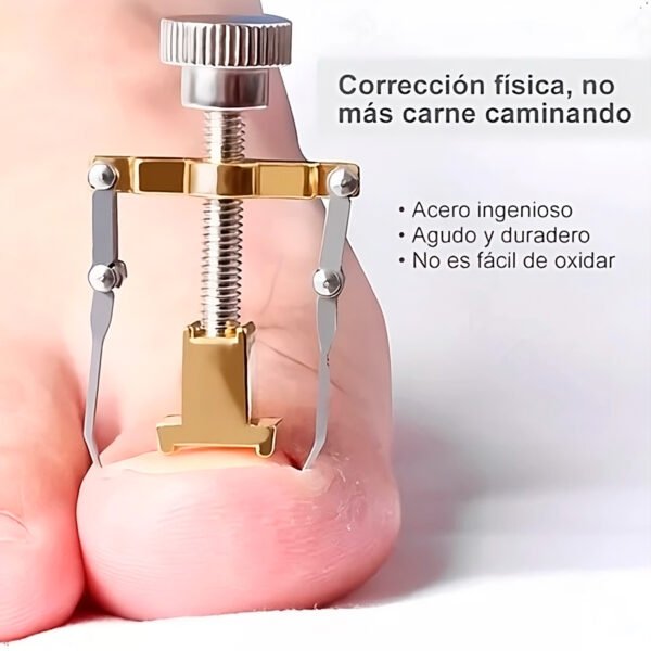 Kit Pedicure Acero Inoxidable Profeciona 10 Piezas Cortauñas