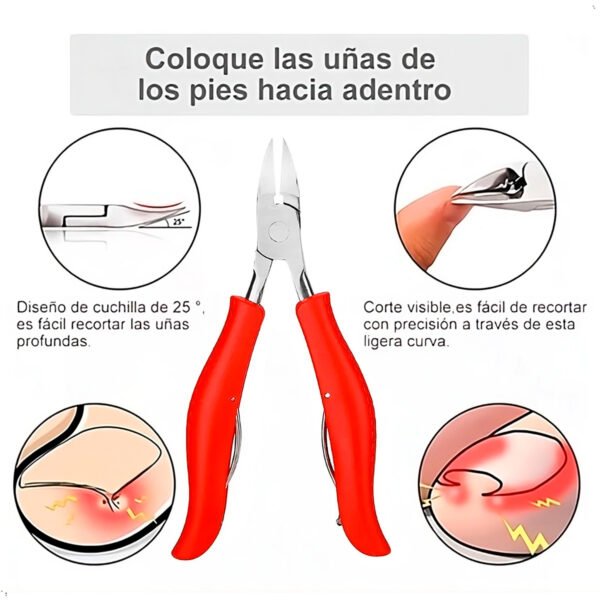 Kit Pedicure Acero Inoxidable Profeciona 10 Piezas Cortauñas