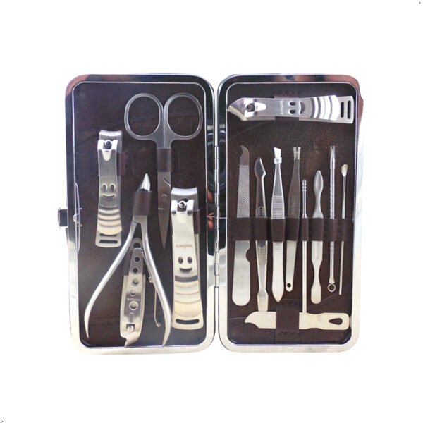 Set de Manicure Pedicure 15 Piezas Acero Zinger (4) Set Manicura Pedicura De Acero Inoxidable 15 Piezas