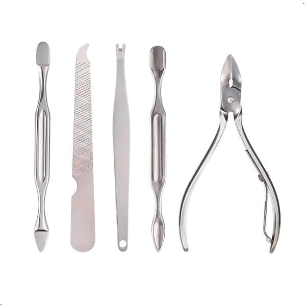 Set de Manicure Pedicure 15 Piezas Acero Zinger (7) Set Manicura Pedicura De Acero Inoxidable 15 Piezas