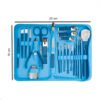Set Manicura Pedicura Estuche 22 En 1 Kit Acero Inoxidable