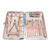 Set 18 Piezas En Acero Inoxidable Manicura Pedicura