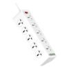 Regleta Ldnio Tomacorriente Pd 20w Carga Rapida 6 Puertos usb