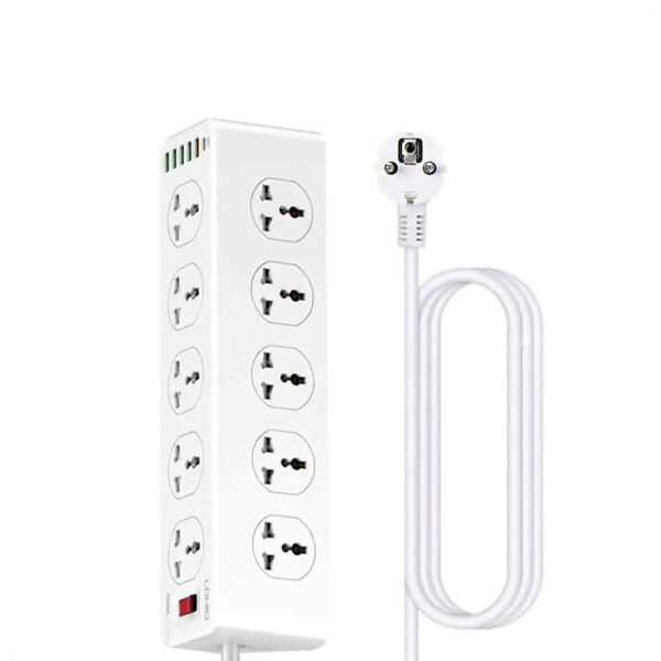 Regleta Ldnio Tomacorriente Pd 20w Carga Rapida 6 Puertos usb
