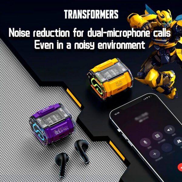Audifonos Auriculares Bluetooth Transformer Bumblebee Mg-c03