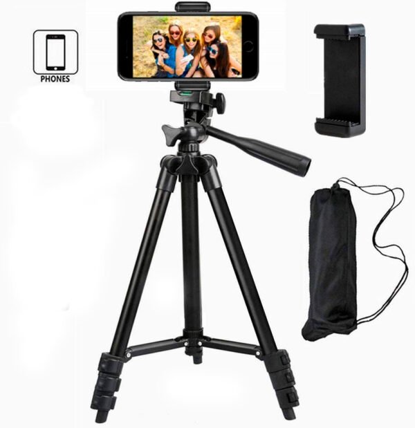 Tripode-Gaucho-3110-B-3 Tripode Para Celular Con Nivel Altura Max 1.02 mts