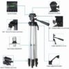 Tripode Para Camara Y Celulares 134.5cm Altura Adaptador De Celular
