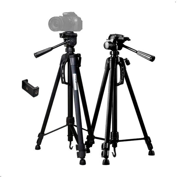 Tripode para celular Profesionar Tripode para Camara Fotografica 140cm Portable Ligero (4) Trípode Profesional Celulares Cámaras 1400mm Wt-3520