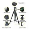 Trípode Profesional Celulares Cámaras 1400mm Wt-3520