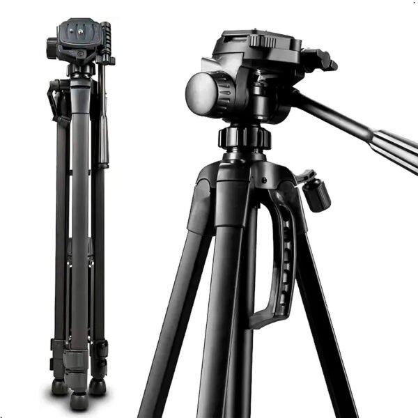 Tripode para celular Profesionar Tripode para Camara Fotografica 140cm Portable Ligero (6) Trípode Profesional Celulares Cámaras 1400mm Wt-3520