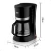 Cafetera Eléctrica Raf R.132 680w 1.2 Litros Anti Goteo