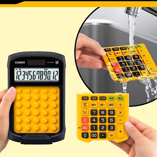 Calculadora Casio WM-320MT A Prueba De Agua Y Polvo Pila Y Solar