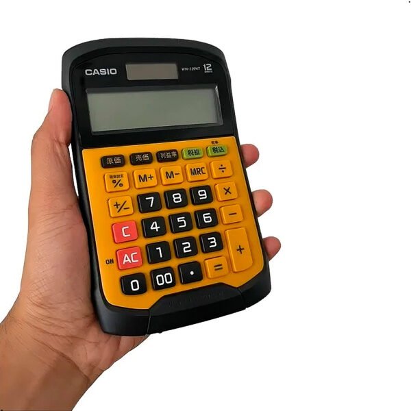 Calculadora Casio WM-320MT A Prueba De Agua Y Polvo Pila Y Solar
