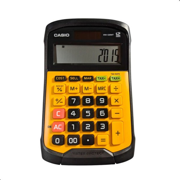 Calculadora Casio WM-320MT A Prueba De Agua Y Polvo Pila Y Solar