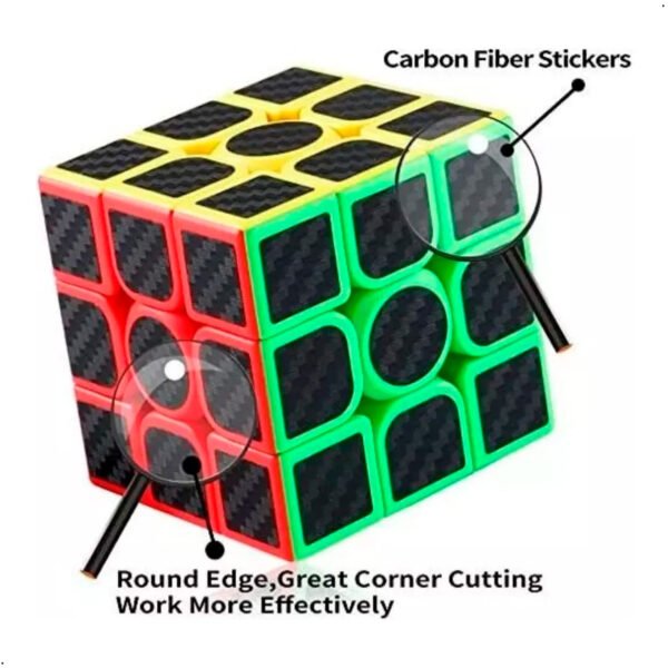 Cubo Moyu 3x3x3 Fibra de carbono MF8941 Profesional (3) Cubo Moyu Meilong3 Mf8941 Cubo 3x3 Fibra De Carbono
