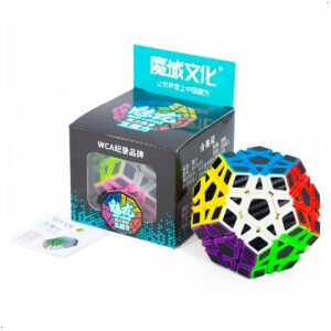 Cubo Moyu Megaminx Dodecaedro Moyu 3x3 Fibra De Carbono Multicolor