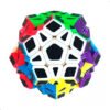 Cubo Moyu Megaminx Dodecaedro Moyu 3x3 Fibra De Carbono Multicolor
