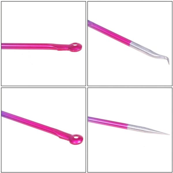 Kit Extractor De Espinillas Y Puntos Negros 4 Unidades Acero