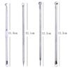 Kit Removedor Extractor Puntos Negros Espinillas 4 Piezas en Acero Inoxidable