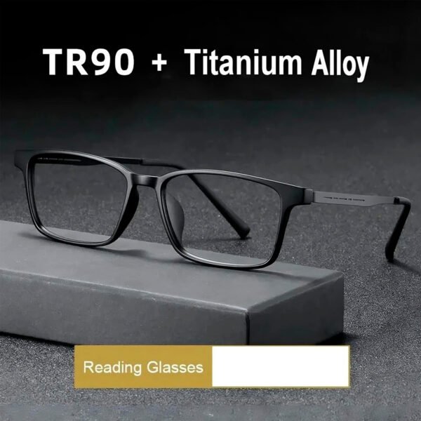 Monturas De Lentes Medida Optica De Titanio Y Tr90