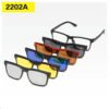 Lentes De Sol Polarizado Proteccion Uv 6 En 1 Magnetico