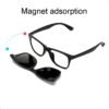 Lentes De Sol Polarizado Proteccion Uv 6 En 1 Magnetico