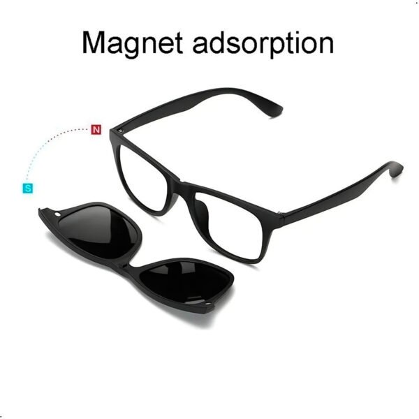 Lentes De Sol Polarizado Proteccion Uv 6 En 1 Magnetico