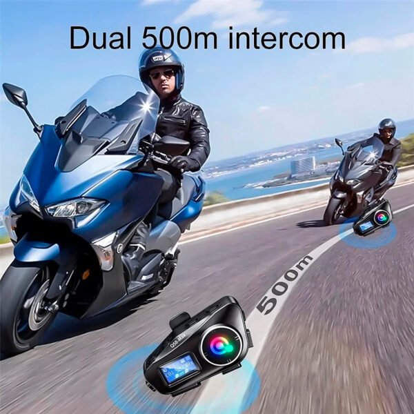 Intercomunicador Lantun Q58 Max Bluetooth Para Casco De Moto