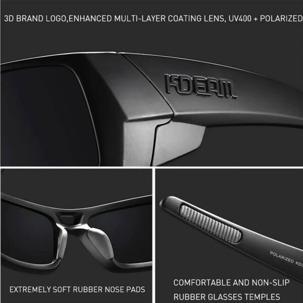 Lentes De Sol Polarizado Uv 400 Sport Kdeam 338 Sport
