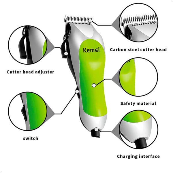 Cortadora De Pelo Electrico Para Mascotas Kemei Km-736