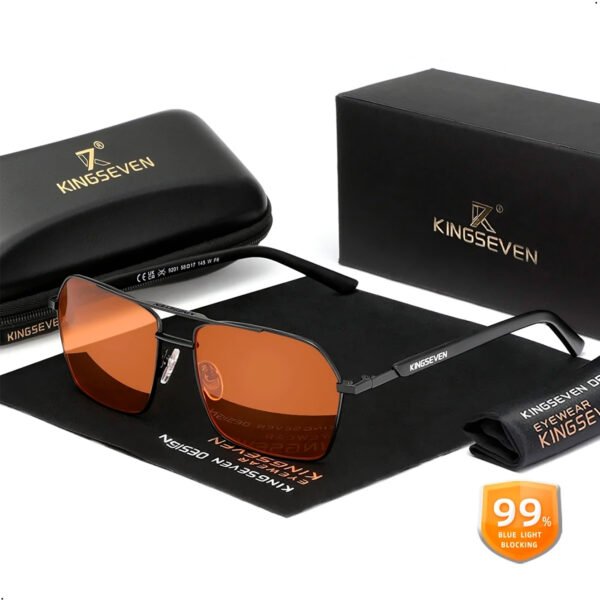 Lentes Kingseven 9201 Filtro Bloqueo Luz Azul 99% Antifatiga
