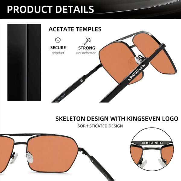 Lentes Kingseven 9201 Filtro Bloqueo Luz Azul 99% Antifatiga