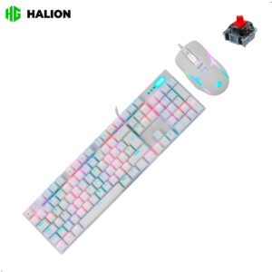 Kit Mouse Y Teclado Halion Damon Ha-k863c Luces Led Rgb