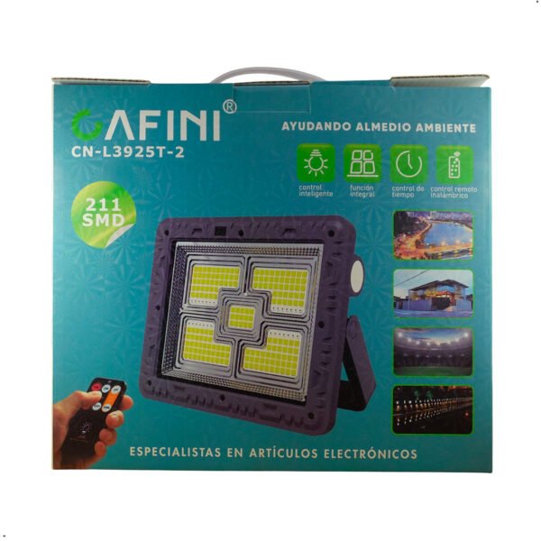 Reflector Solar Cafini 42w Batería 7200mah Control Remoto