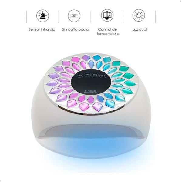 Lampara Secadora Uñas Sun MJ 29  288w 45 Leds