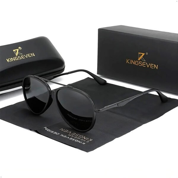 Lente De Sol Aviador Kingseven Proteccion Uv 400 Polarizado