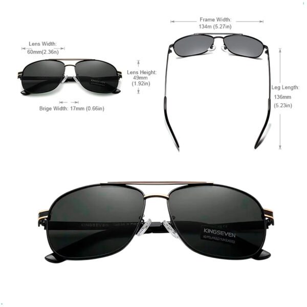 Lentes De Sol Kingseven 758 Polarizado Proteccion Uv400