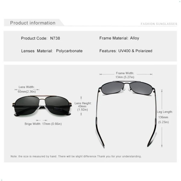 Lentes De Sol Kingseven 758 Polarizado Proteccion Uv400