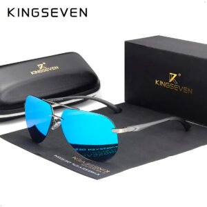 Lente De Sol Kingseven Aviador Proteccion Uv 400 Polarizado