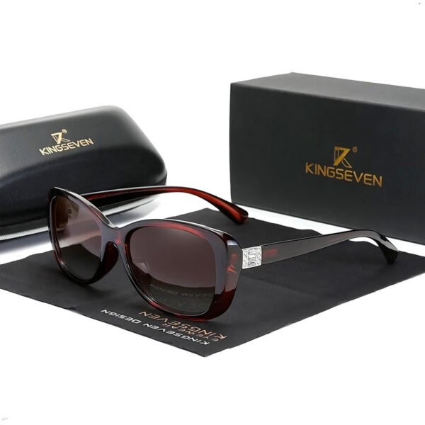 Lentes De Sol Mujer Polarizadas Kingseven 7260 Proteccion Uv400
