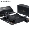 Lentes Sol Kingseven 770 Unisex Polarizado Proteccion Uv 400 Espejo Negro