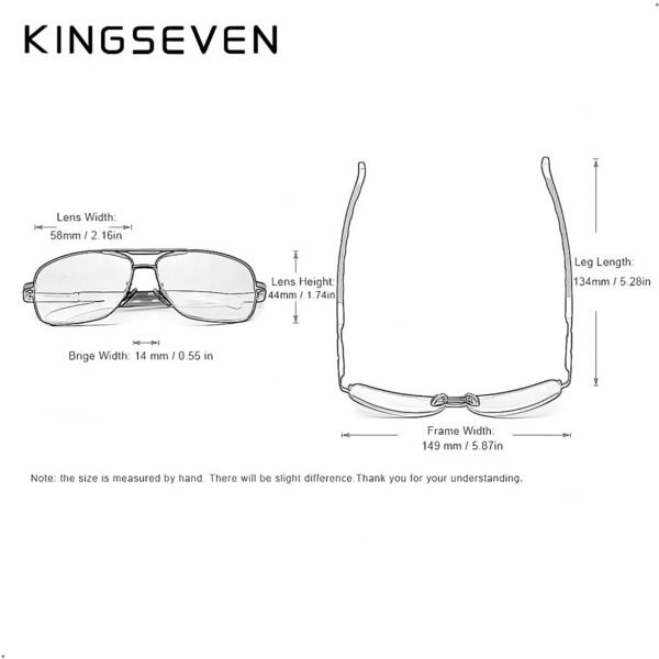 Lentes De Sol Polarizadas Kingseven Gafas Proteccion Uv 400
