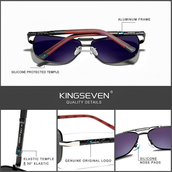 Lentes De Sol Polarizadas Kingseven Gafas Proteccion Uv 400