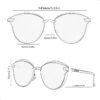 Lentes De Sol Mujer Oval Polarizado Con Proteccion Uv 400