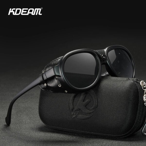 Lente De Sol Kdeam Steampunk Proteccion Uv 400 Polarizado
