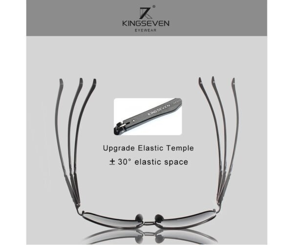 Lentes De Sol Gafas Kingseven Aviador Proteccion Uv Unisex