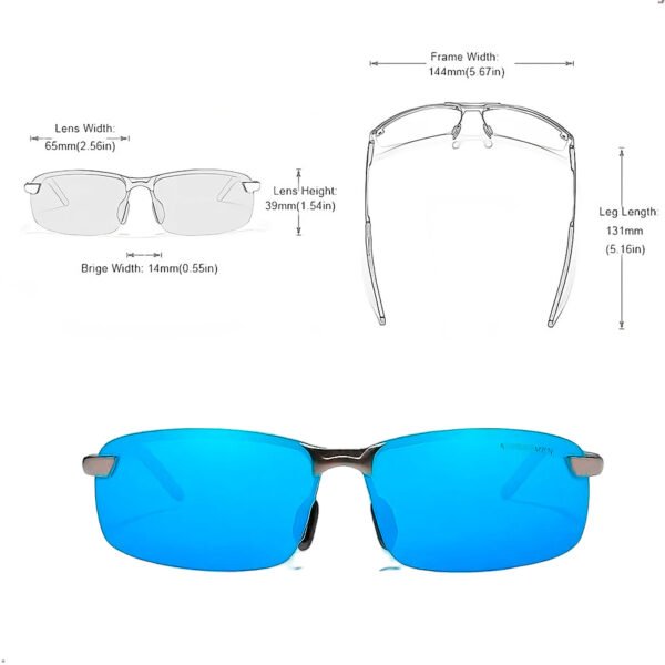 Lente De Sol Kingseven Con Proteccion Uv 400 Polarizado